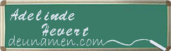 Adelinde Hevert Visitenkarte